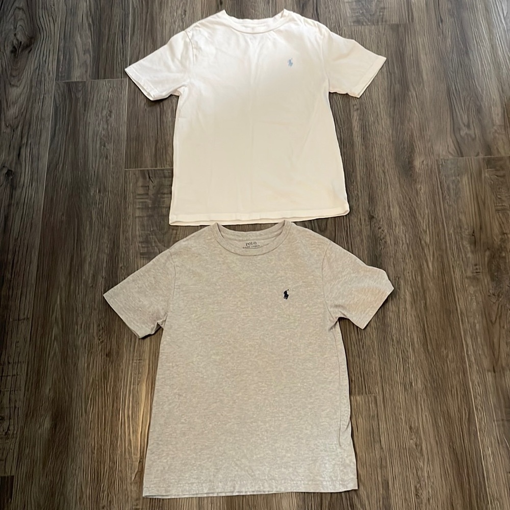 2 Ralph Lauren shirts both size medium 10/12 boys